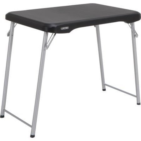 LIFETIME PRODUCTS LifetimeÂ Stacking Personal Folding Table, 20" x 36", Black 80668